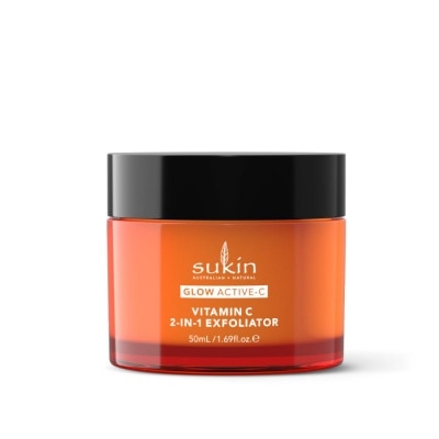 SUKIN Glow Active-C Vitamin C 2-In-1 Exfoliator 50ml