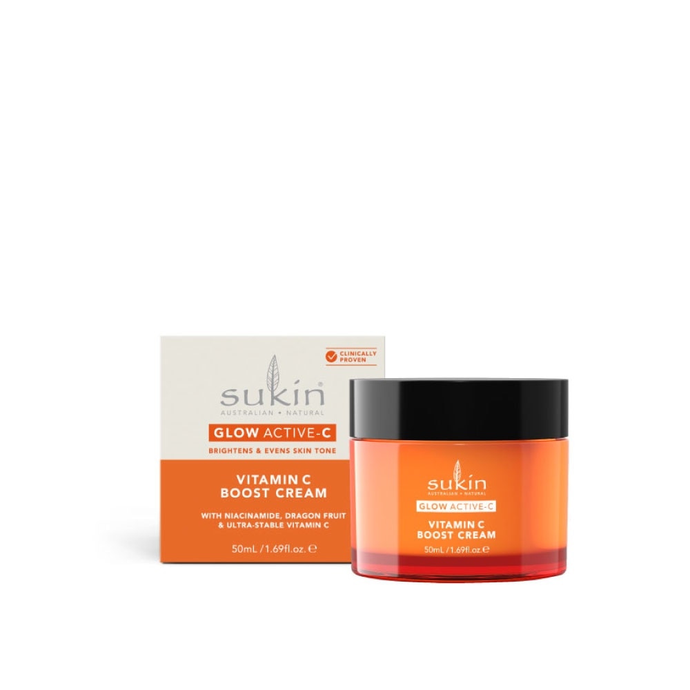 Glow Active-C Vitamin C Boost Cream (To Reduce Pigmentation, Dark Spots, Fine Lines, Wrinkles & Uneven Skin Tone) 50ml