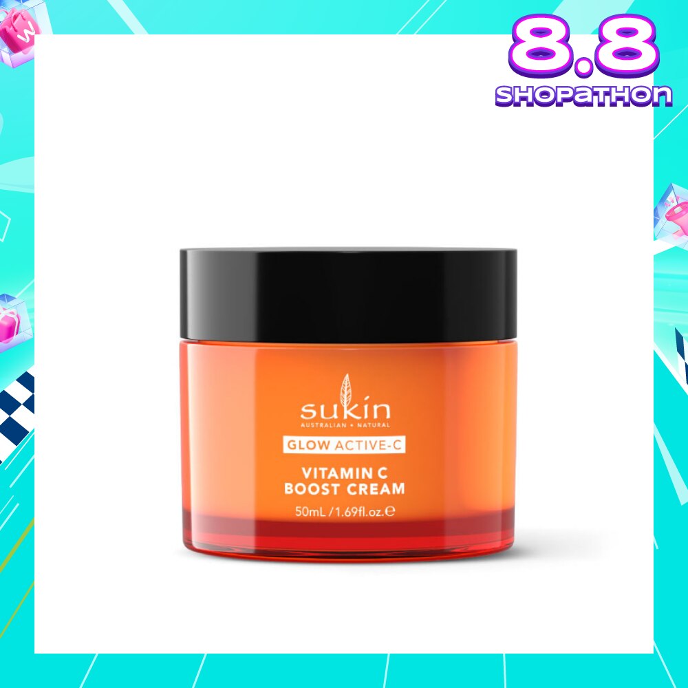 Glow Active-C Vitamin C Boost Cream (To Reduce Pigmentation, Dark Spots, Fine Lines, Wrinkles & Uneven Skin Tone) 50ml