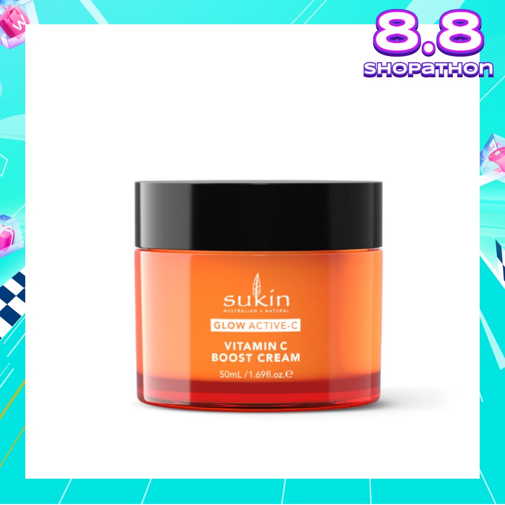 Glow Active-C Vitamin C Boost Cream (To Reduce Pigmentation, Dark Spots, Fine Lines, Wrinkles & Uneven Skin Tone) 50ml