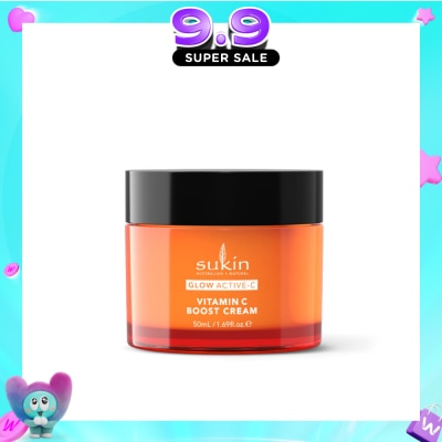 SUKIN - Glow Active-C Vitamin C Boost Cream (To Reduce Pigmentation, Dark Spots, Fine Lines, Wrinkles & Uneven Skin Tone) 50ml image