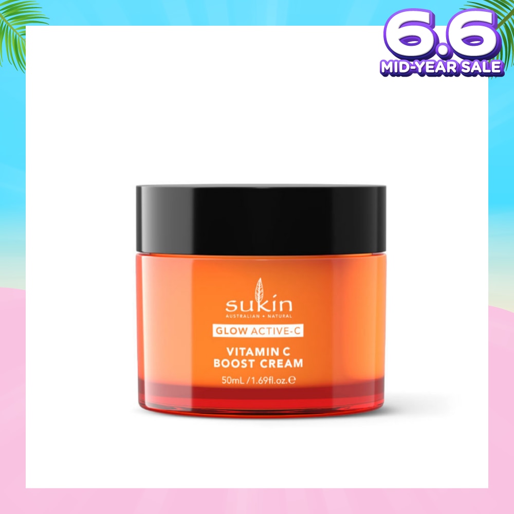 Glow Active-C Vitamin C Boost Cream (To Reduce Pigmentation, Dark Spots, Fine Lines, Wrinkles & Uneven Skin Tone) 50ml