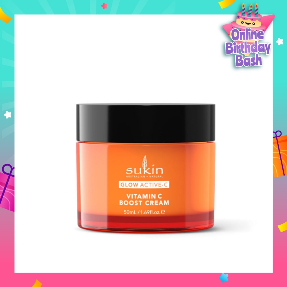 Glow Active-C Vitamin C Boost Cream (To Reduce Pigmentation, Dark Spots, Fine Lines, Wrinkles & Uneven Skin Tone) 50ml