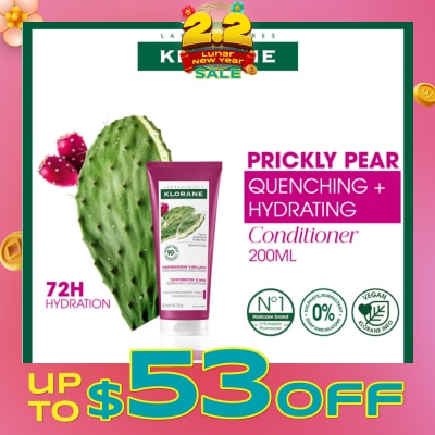KLORANE Quenching Prickly Pear Conditioner (For Dehydrated & Dull Hair) 200ml