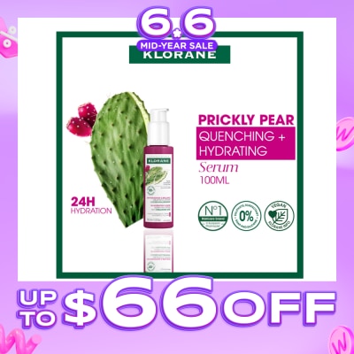 KLORANE - Quenching Serum With Hyaluronic Acid & Prickly Pear (To Hydrates & Repairs Hair Fiber) 100ml