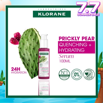 KLORANE Quenching Serum With Hyaluronic Acid & Prickly Pear (To Hydrates & Repairs Hair Fiber) 100ml