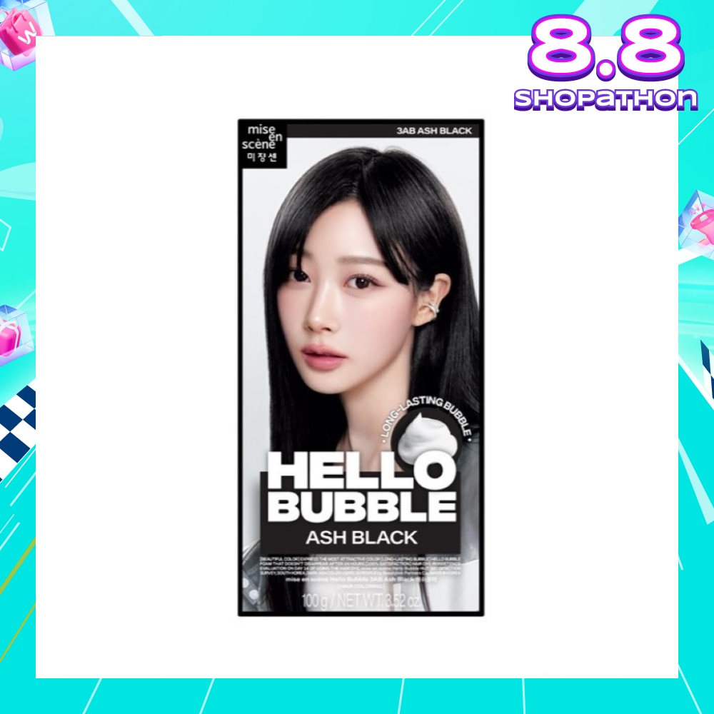 Hello Bubble Ash Black 3AB 1s