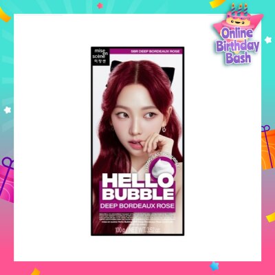 MISE-EN-SCÈNE Hello Bubble Deep Bordeaux Rose 5BR 1s