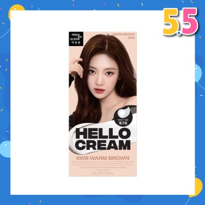 MISE-EN-SCÈNE Hello Cream Warm Brown 6WB 1s