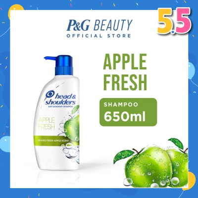 HEAD & SHOULDERS Apple Fresh Anti-Dandruff Shampoo 650ml