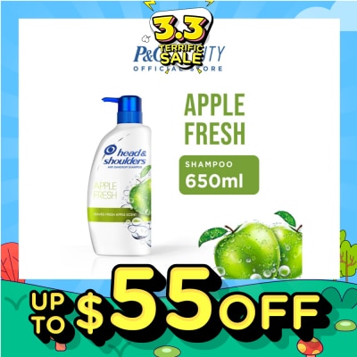 HEAD & SHOULDERS Apple Fresh Anti-Dandruff Shampoo 650ml