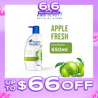 HEAD & SHOULDERS - Apple Fresh Anti-Dandruff Shampoo 650ml
