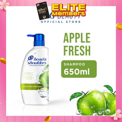 HEAD & SHOULDERS Apple Fresh Anti-Dandruff Shampoo 650ml