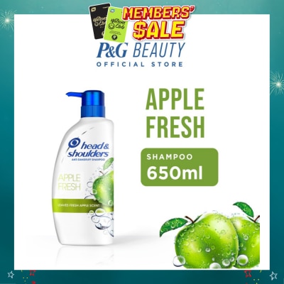 HEAD & SHOULDERS - Apple Fresh Anti-Dandruff Shampoo 650ml