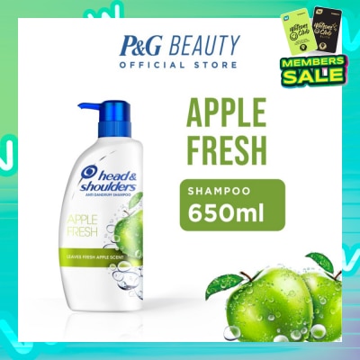 HEAD & SHOULDERS Apple Fresh Anti-Dandruff Shampoo 650ml