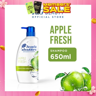 HEAD & SHOULDERS Apple Fresh Anti-Dandruff Shampoo 650ml