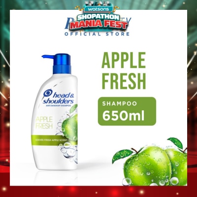 HEAD & SHOULDERS - Apple Fresh Anti-Dandruff Shampoo 650ml