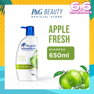 HEAD & SHOULDERS Apple Fresh Anti-Dandruff Shampoo 650ml