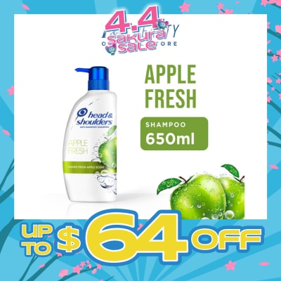 HEAD & SHOULDERS - Apple Fresh Anti-Dandruff Shampoo 650ml