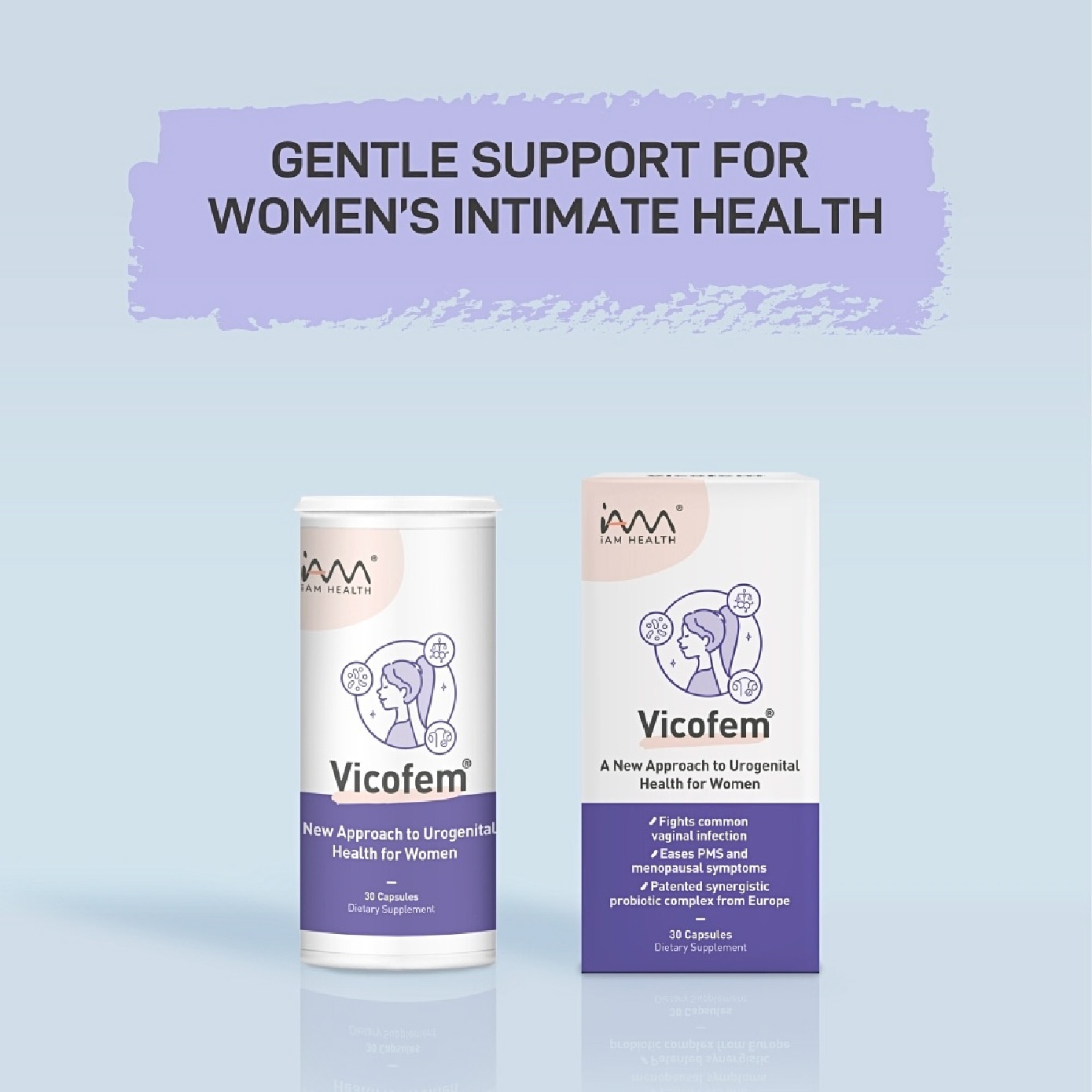 Vicofem® Gentle Support for Women’s Intimate Health Capsule 30s image