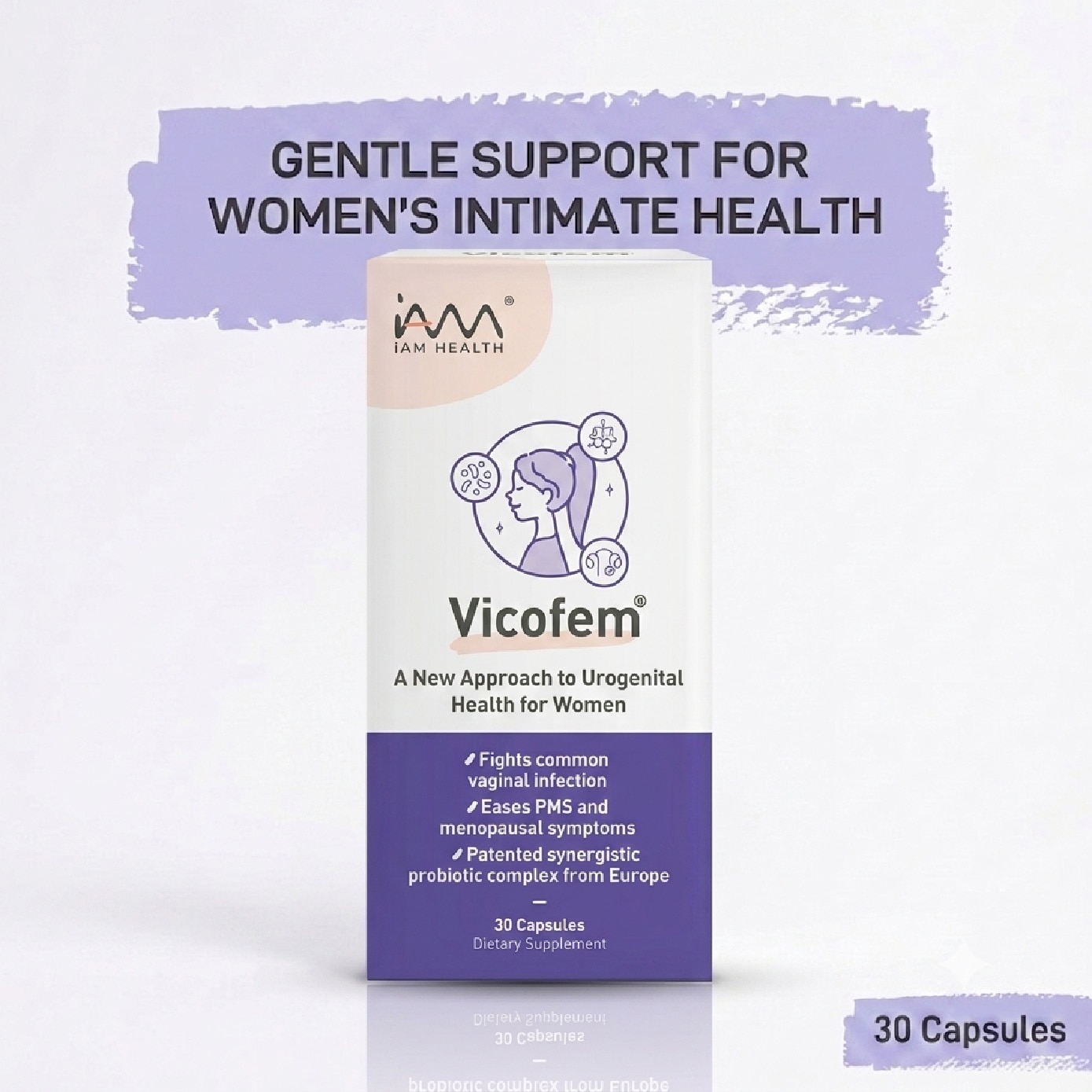 Vicofem® Gentle Support for Women’s Intimate Health Capsule 30s image