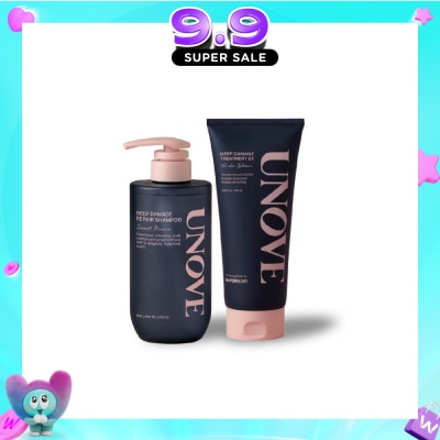 UNOVE - Deep Damage Hair Treatment Tender Bloom Bundle Set 1s image