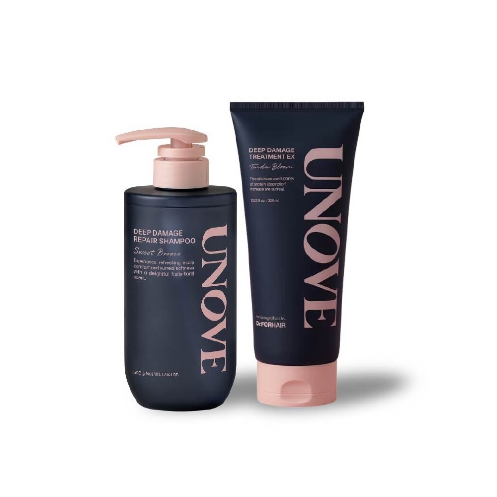 Deep Damage Hair Treatment Tender Bloom Bundle Set 1s