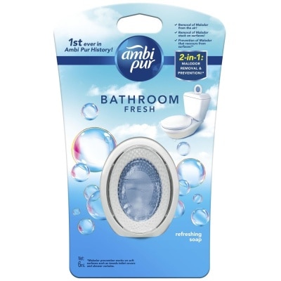 AMBI PUR Bathroom Fresh Refreshing Soap Air Freshener (Remove & Prevent Malodor) 6 ml