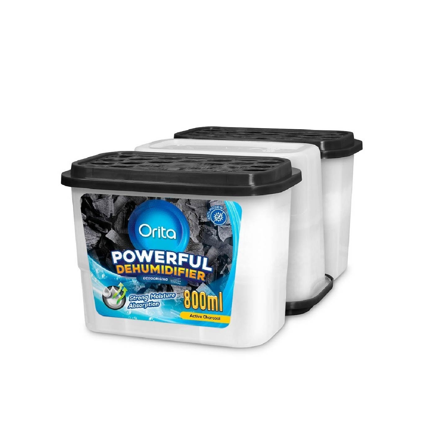 Powerful Dehumidifier Active Charcoal & Lavender Scented Bundle Set 1s image