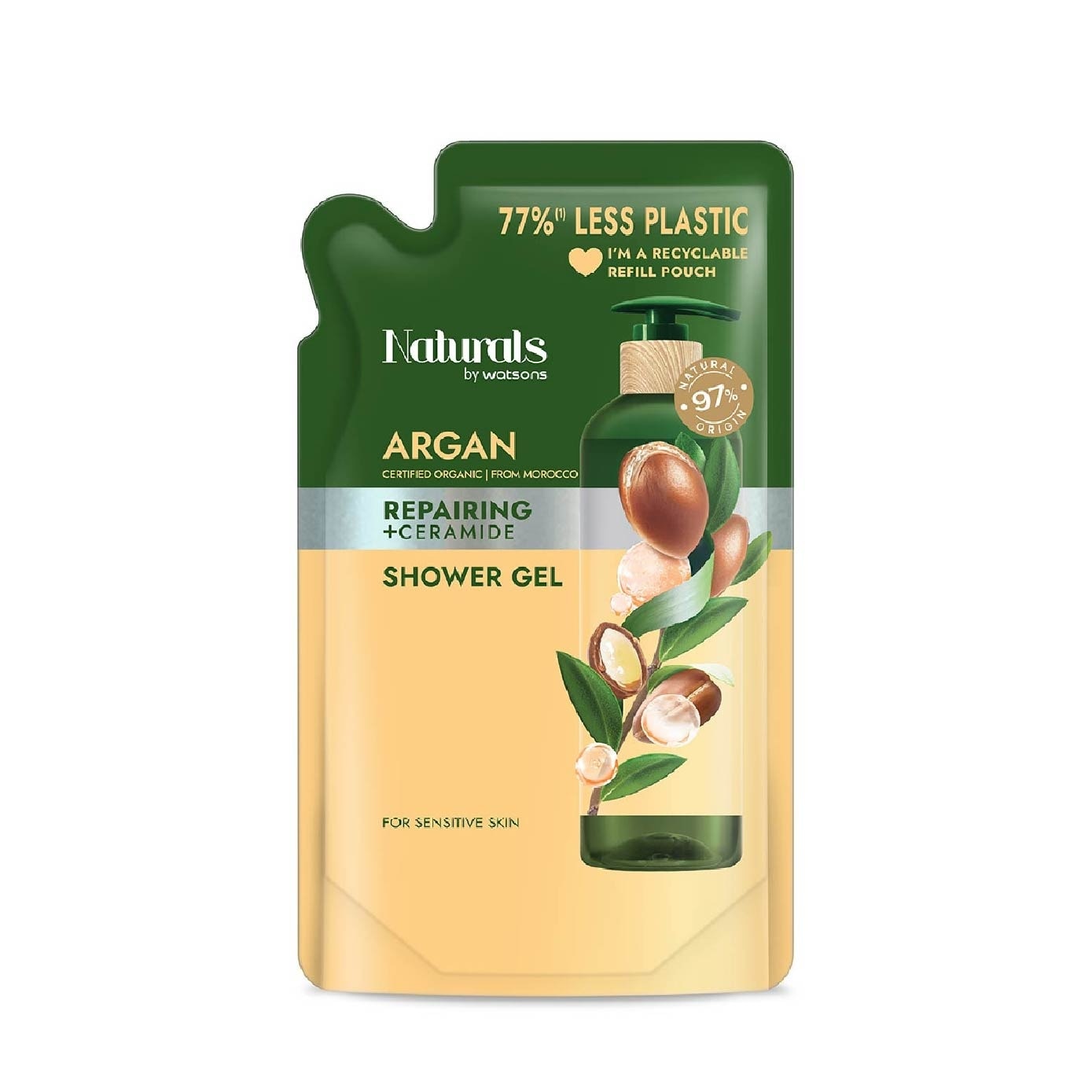 Argan + Ceramide Repairing Shower Gel & Refill Pack Bundle Set 1s image