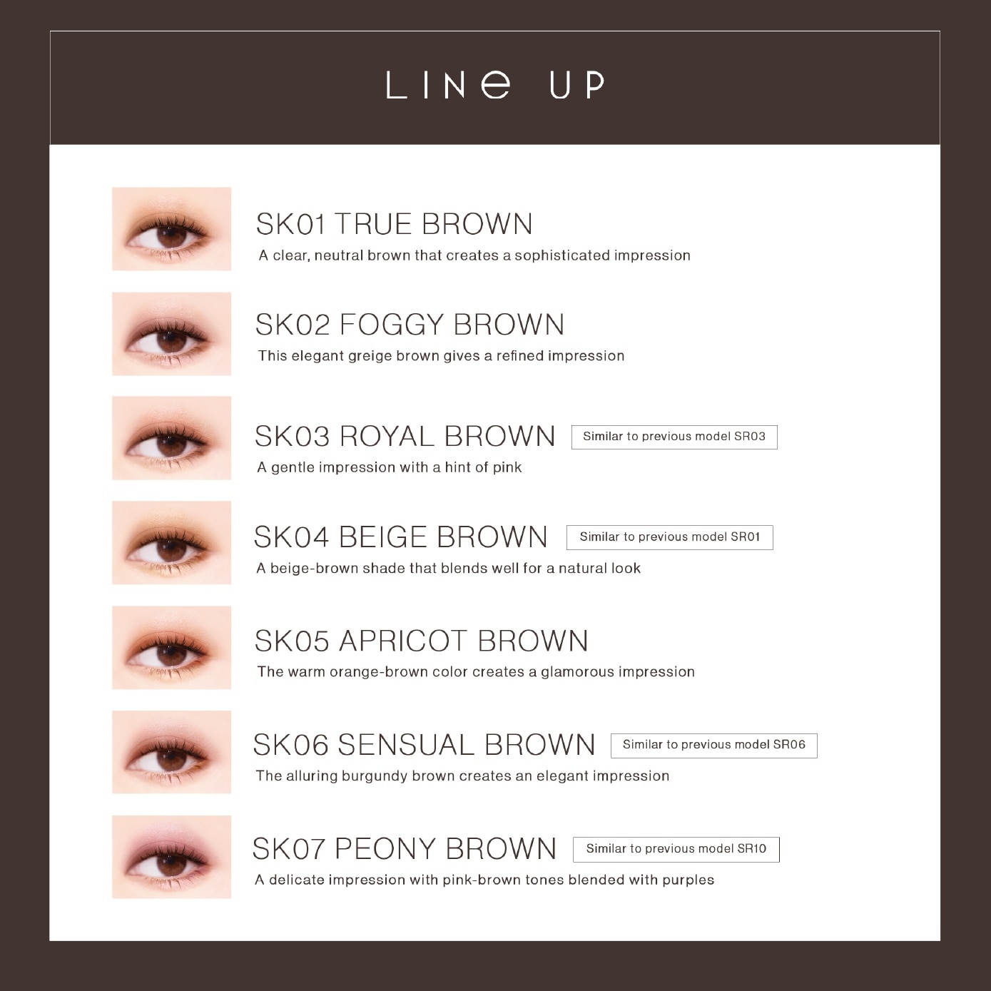 Skinny Rich Shadow N Eyeshadow Palette #SK02 Foggy Brown 30g