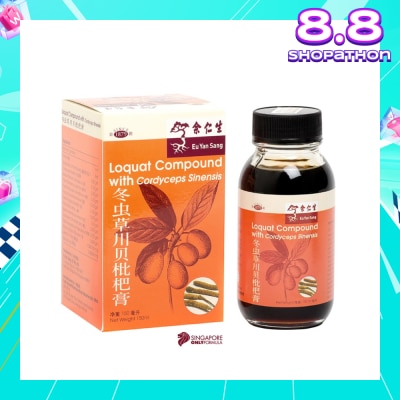 EU YAN SANG Loquat Compound With Cordyceps Sinensis (To Soothe Throat Irritation & Cough) 150ml