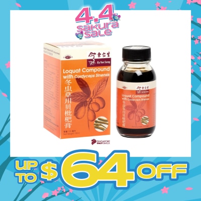EU YAN SANG Loquat Compound With Cordyceps Sinensis (To Soothe Throat Irritation & Cough) 150ml