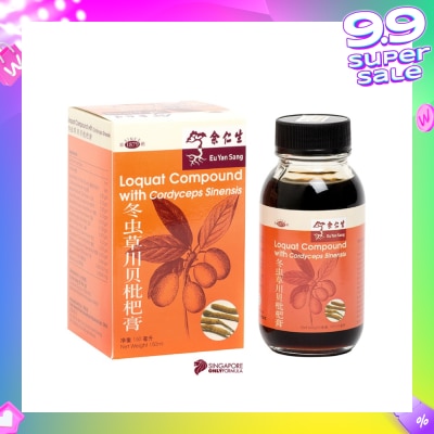 EU YAN SANG Loquat Compound With Cordyceps Sinensis (To Soothe Throat Irritation & Cough) 150ml