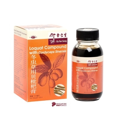 EU YAN SANG Loquat Compound With Cordyceps Sinensis (To Soothe Throat Irritation & Cough) 150ml