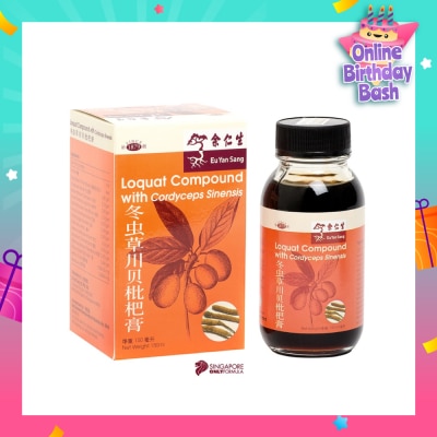 EU YAN SANG Loquat Compound With Cordyceps Sinensis (To Soothe Throat Irritation & Cough) 150ml