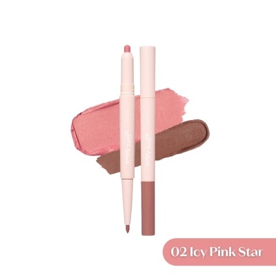 ETUDE Bling Bling Idol Stick 02 Icy Pink Star (2 In 1 Shadow + Underliner) 1s