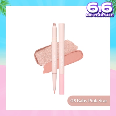 ETUDE Bling Bling Idol Stick 05 Baby Pink Star (2 In 1 Shadow + Underliner) 1s