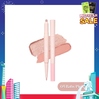 ETUDE Bling Bling Idol Stick 05 Baby Pink Star (2 In 1 Shadow + Underliner) 1s