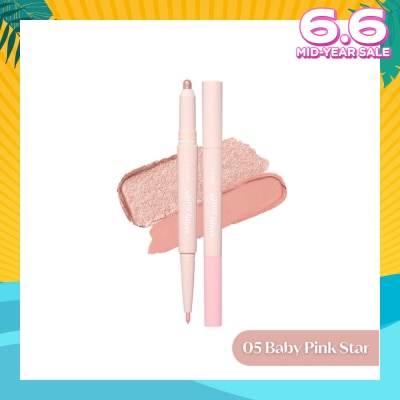 ETUDE Bling Bling Idol Stick 05 Baby Pink Star (2 In 1 Shadow + Underliner) 1s