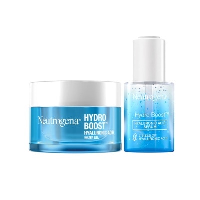 NEUTROGENA - Hydro Boost Water Gel Moisturizer + Hyaluronic Acid Serum Bundle Set 1s