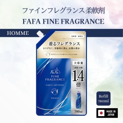 FAFA - Fine Fragrance Fabric Softener Homme Refill Pack 780ml image