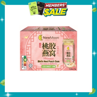 NEW MOON Premium Bird's Nest Peach Gums with Red Dates & Wolfberries Less Sweet 150g x 6s image