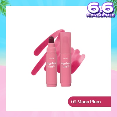 ETUDE Dear Darling Marker Tint 02 Mono Plum 1s