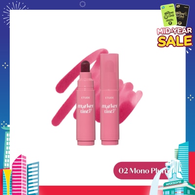 ETUDE Dear Darling Marker Tint 02 Mono Plum 1s