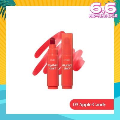 ETUDE Dear Darling Marker Tint 03 Apple Candy 1s