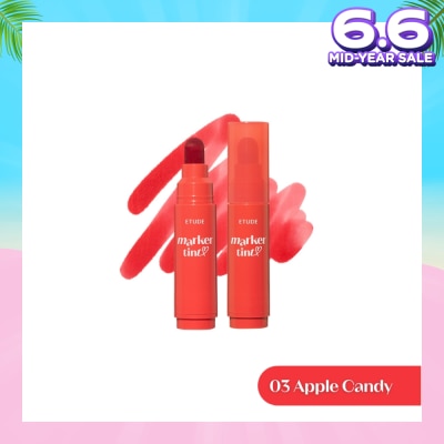 ETUDE Dear Darling Marker Tint 03 Apple Candy 1s