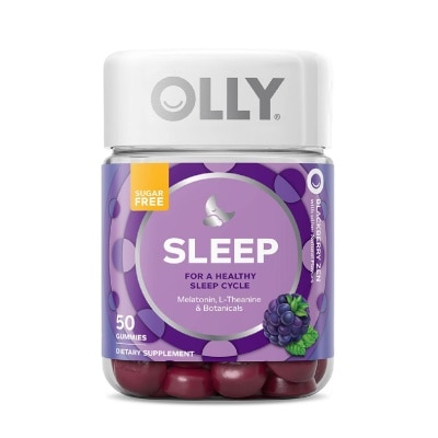 OLLY Sleep Sugar Free Gummy Vitamins With Melatonin Chewable Supplement (For A Healthy Sleep Cycle) 50s