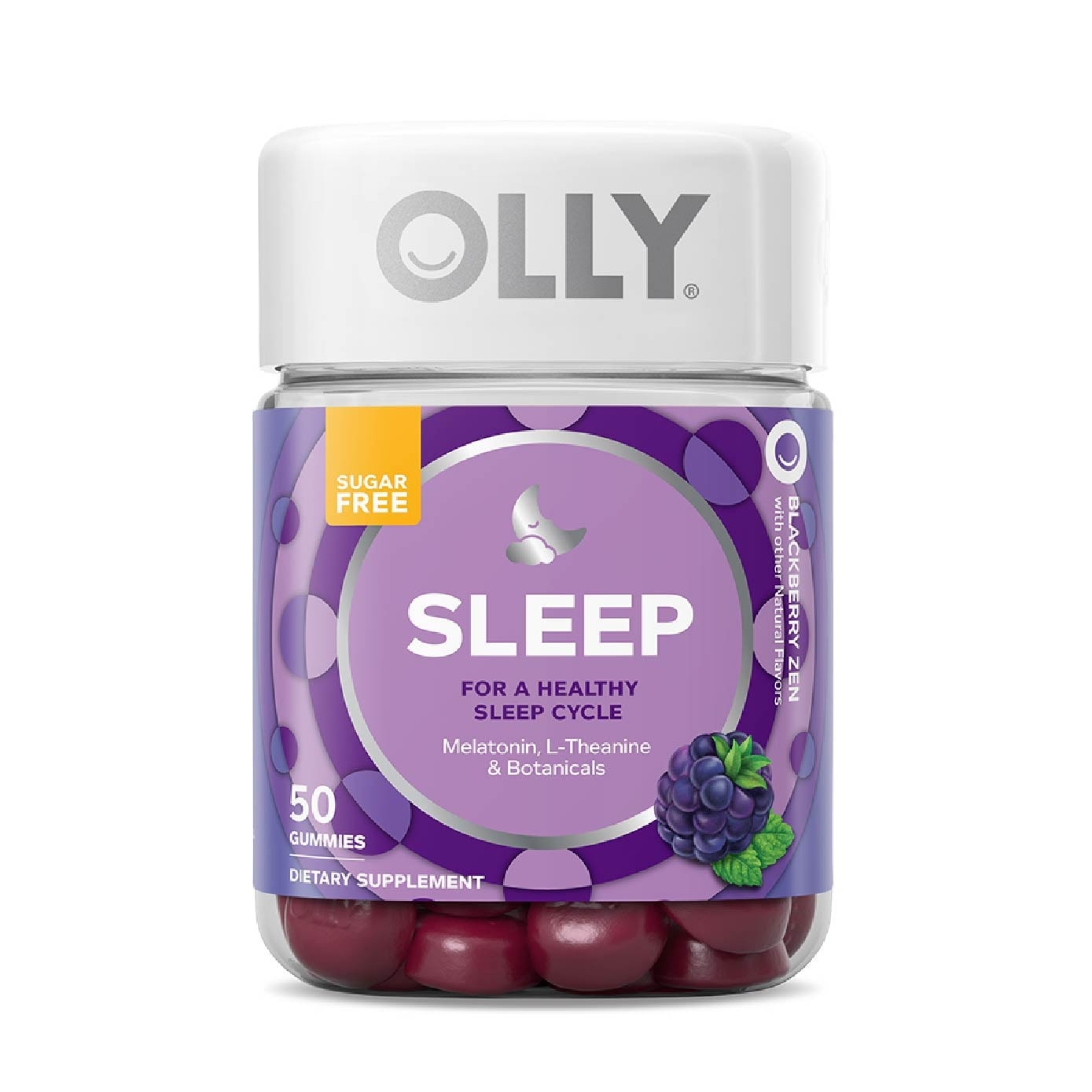 Sleep Sugar Free Gummy Vitamins With Melatonin Chewable Supplement (For A Healthy Sleep Cycle) 50s