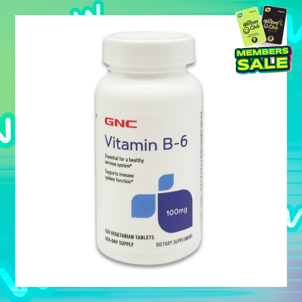 Vitamin B6 100mg Tablet 100s
